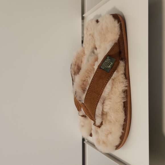 🔻Sheepskin Lined Flip Flops Slippers  by Cloud Nine Sheepskin Women's Size 6 - Picture 5 of 7